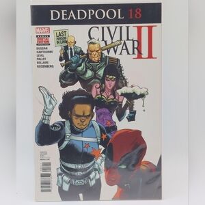 Marvel Comic Book Deadpool Civil War 2 #18